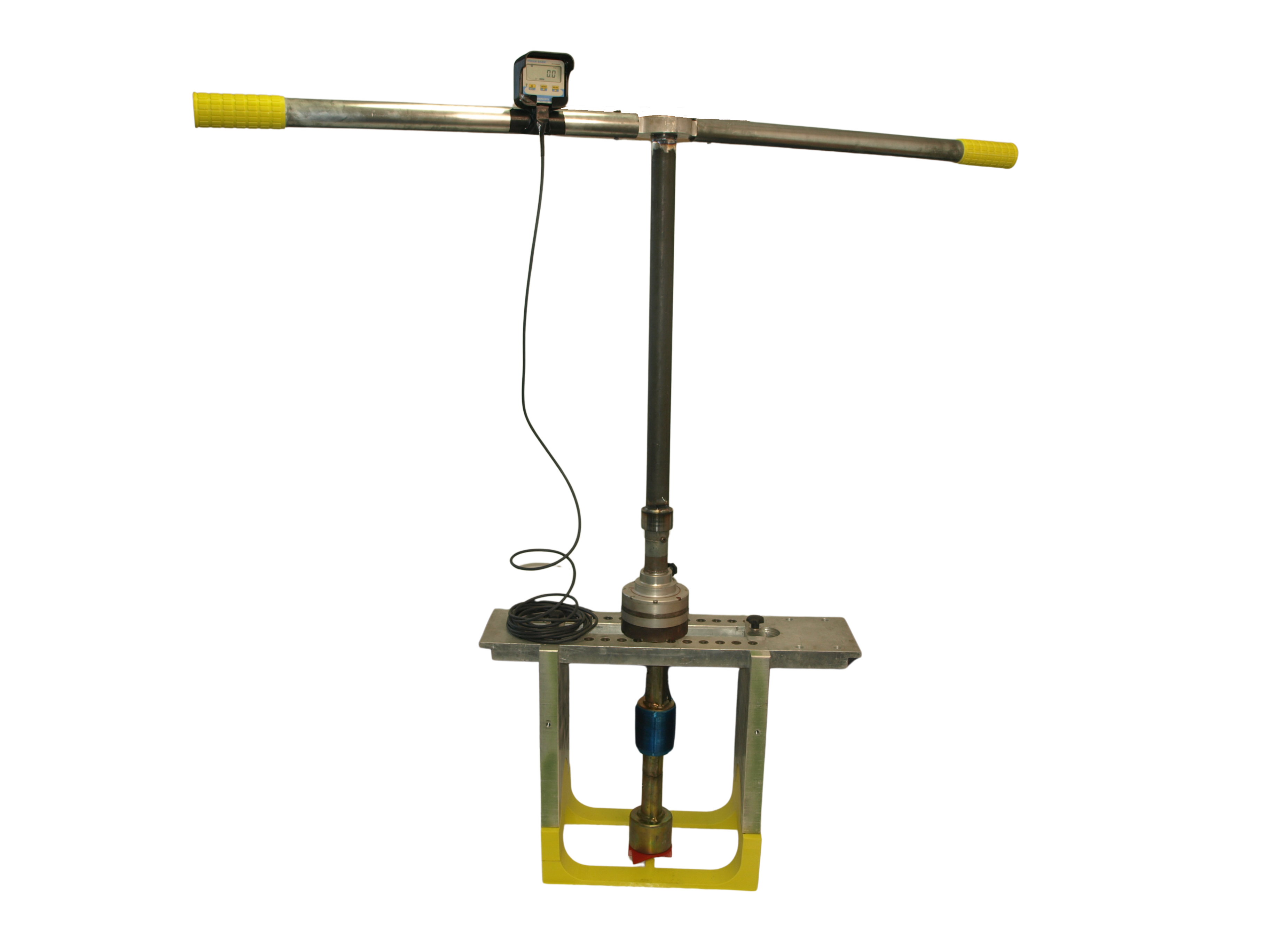 Clé de manœuvre WATERO CdMD 30-80 – vue frontale sur banc de test